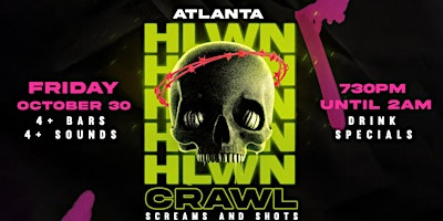 Atlanta's Haunted Hop 2026: Halloween Bar Crawl (Friday, Oct 30)