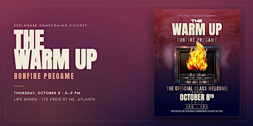 The Warm Up: SpelHouse Homecoming Bonfire Pregame