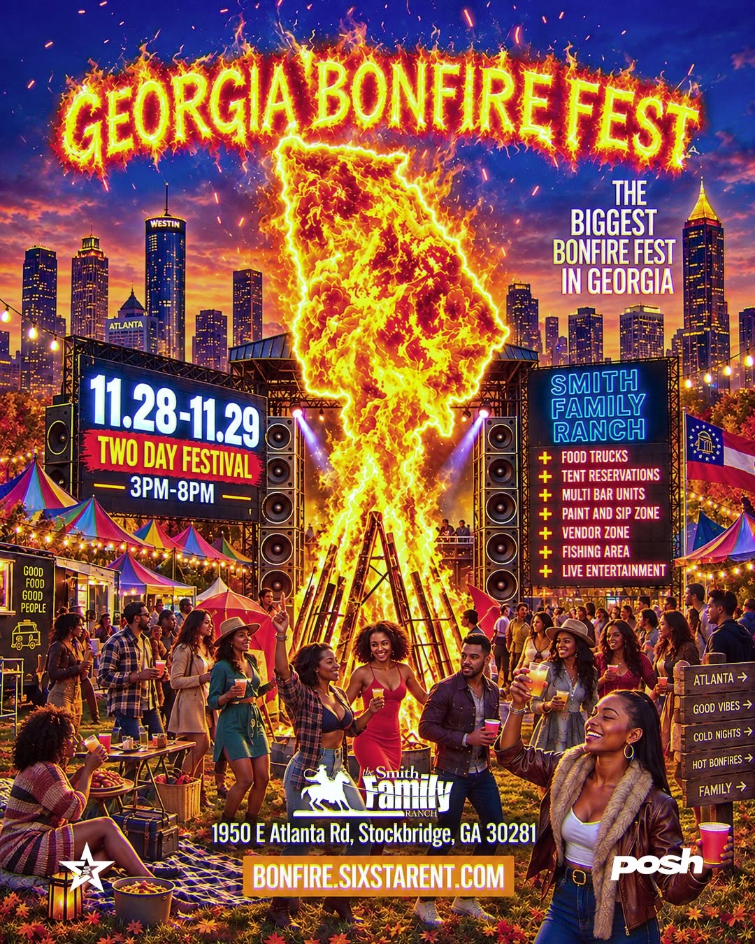 Georgia Bonfire