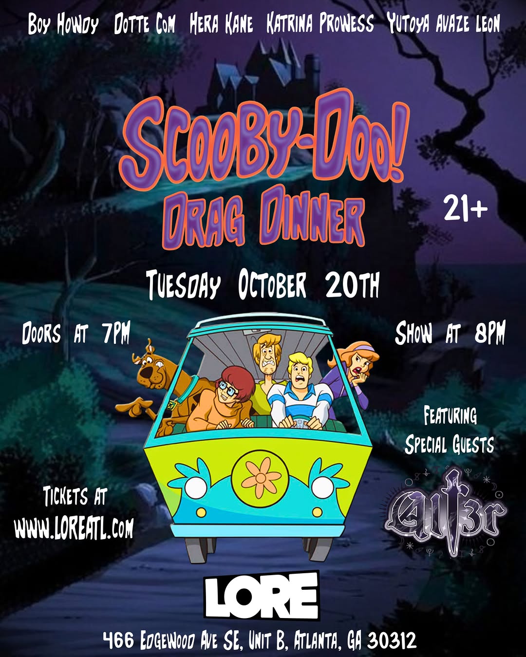 Scooby Doo Drag Dinner