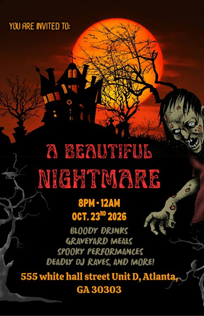 A Beautiful Nightmare: Halloween party