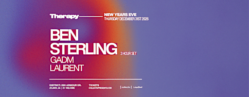 NYE w/ BEN STERLING | December 31st 2026 | District Atlanta