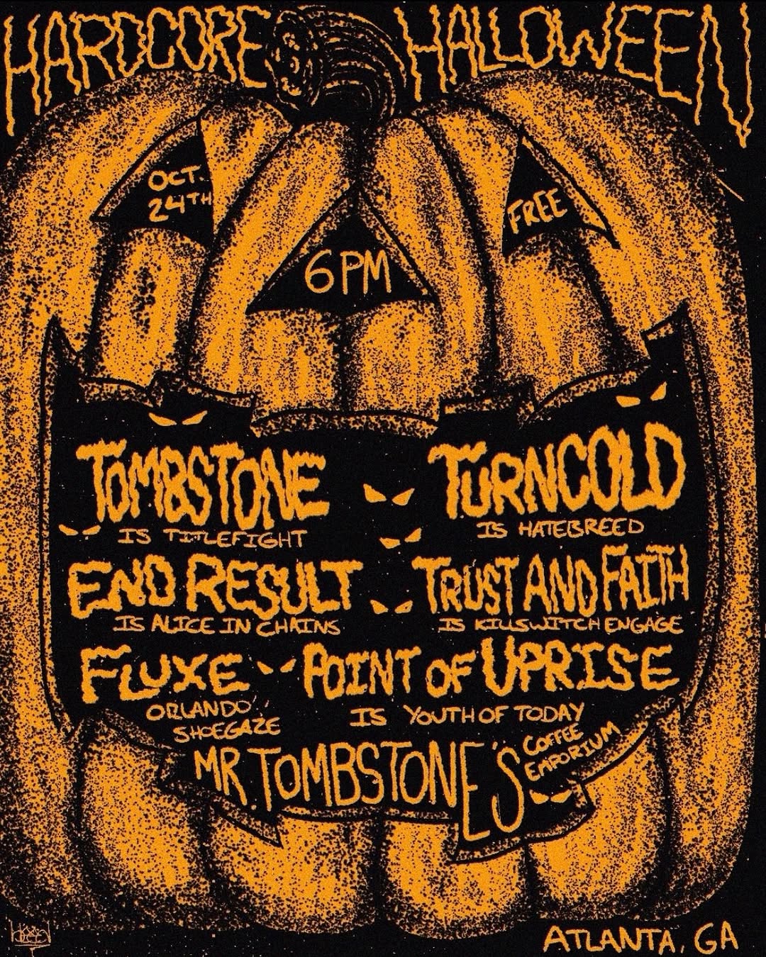 Hardcore Show at Mr. Tombstone's Coffee