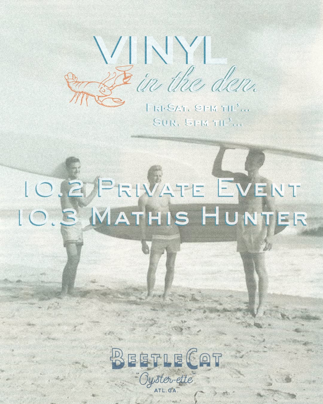 Vinyl DJ Night at Beetle Cat ATL