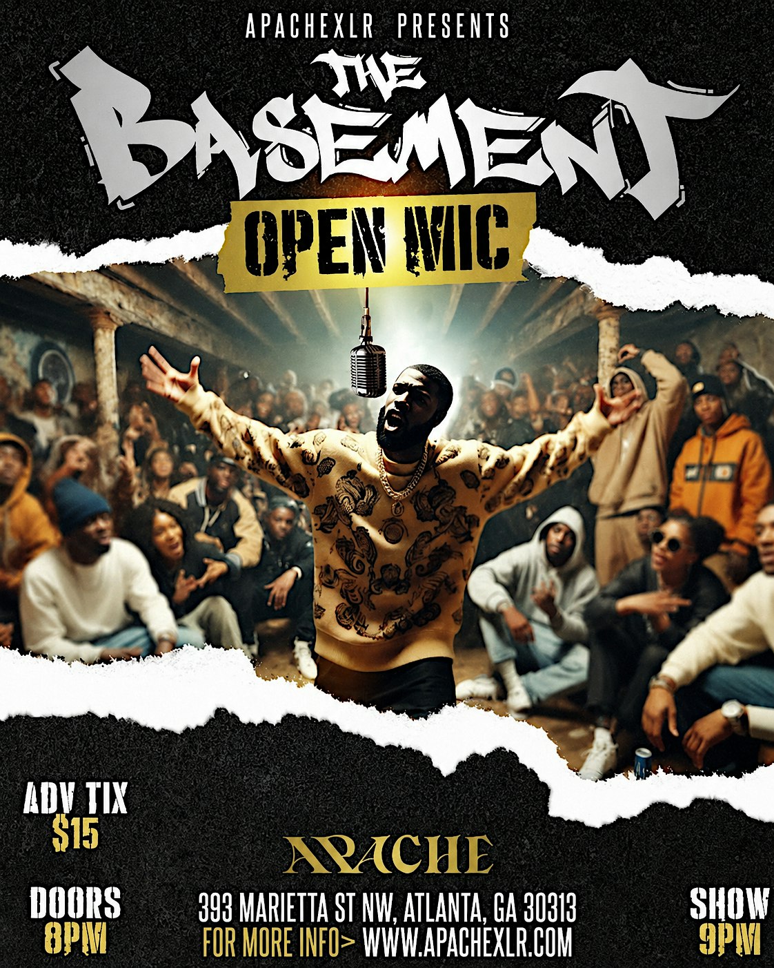 The Basement: Live Hip-Hop and RnB Open Mic