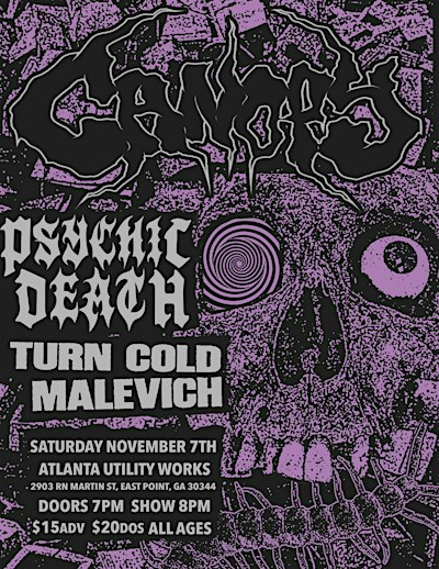 Canopy, Psychic Death, Turn Cold, Malevich