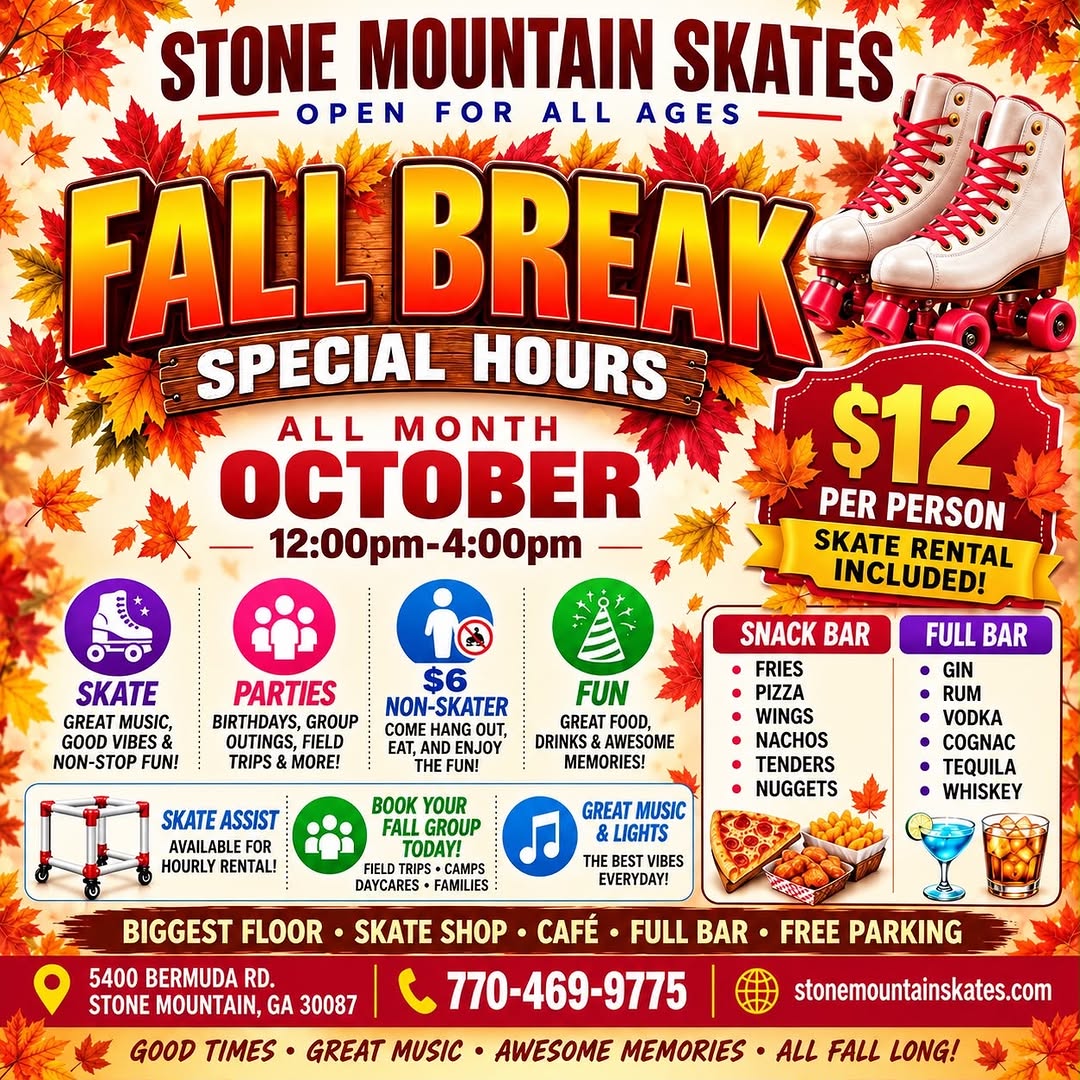 Fall Break Skating at Cascade Skating