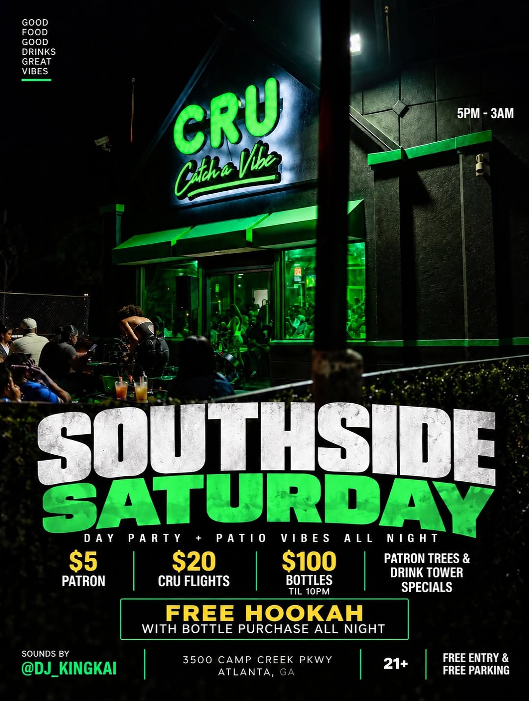 Cru Camp Creek at Afro District Bar & Soulfood