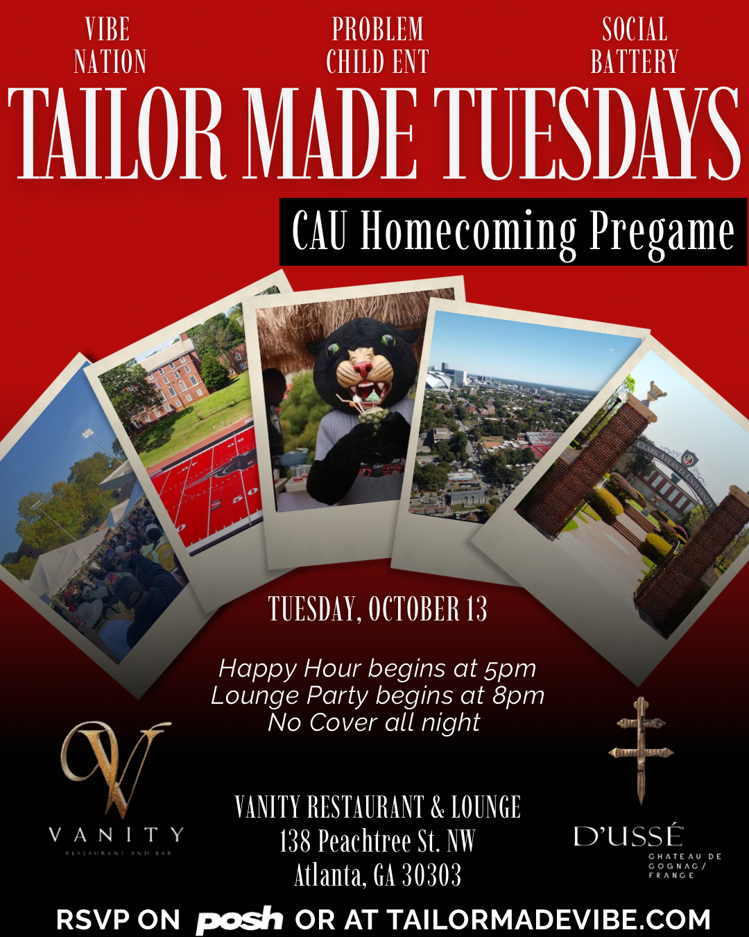 Tailor Made Tuesdays : Clark Atlanta University Homecoming Pregame