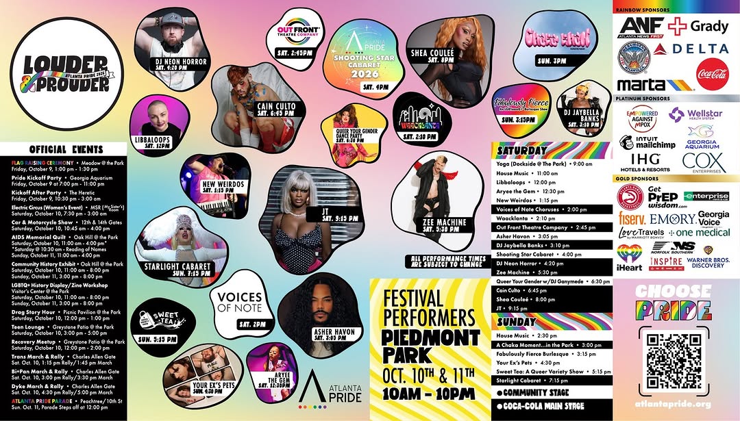 Atlanta Pride Parade + Official Events