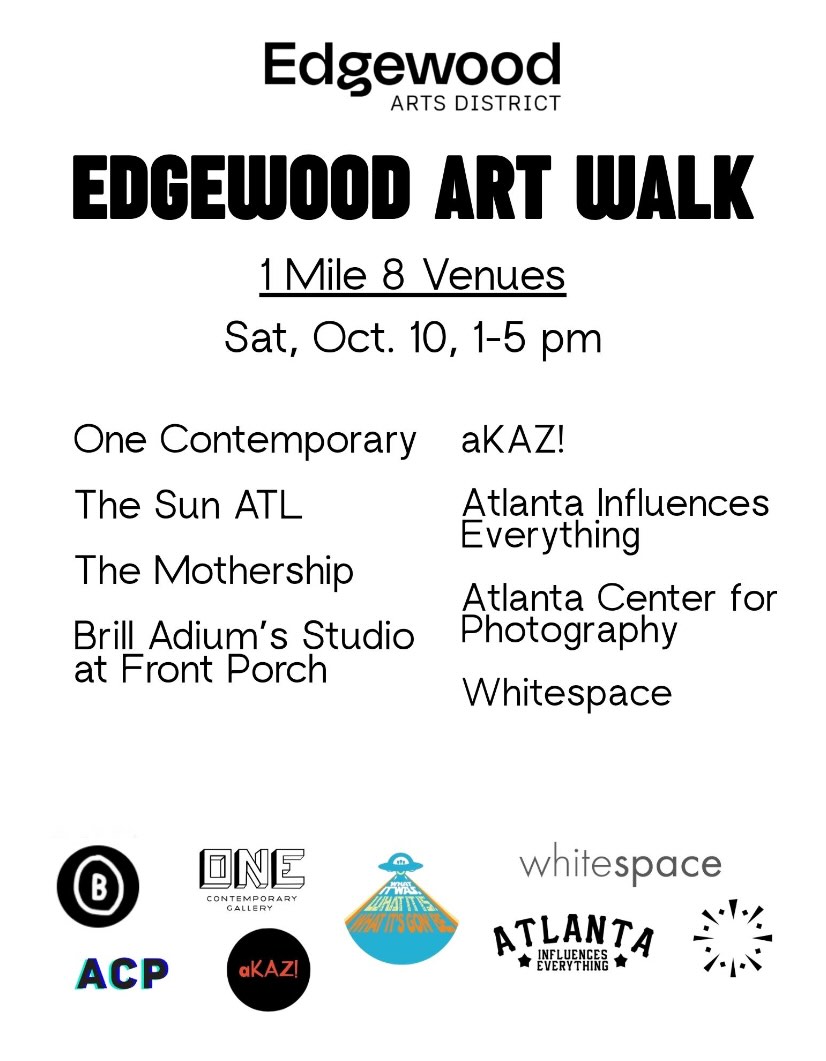 Edgewood Arts District Artwalk – Brendon Reis & Local Artists