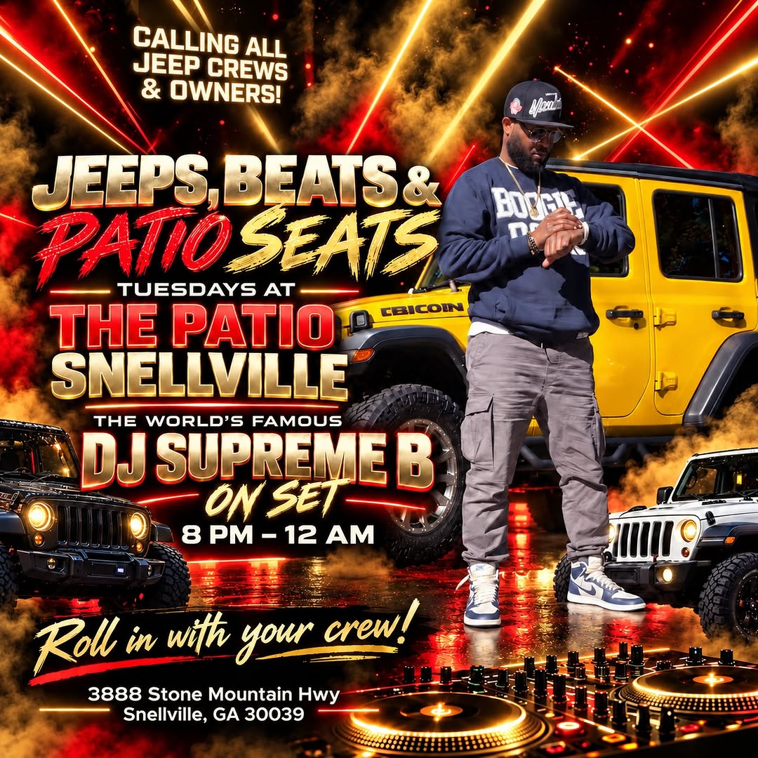Jeeps, Beats & Patio Seats