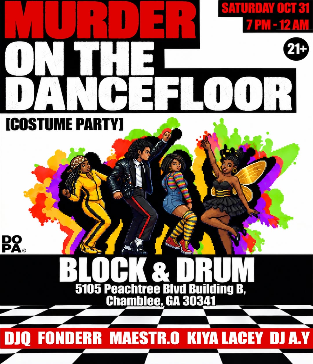 Murder on the Dancefloor – Halloween at Block & Drum