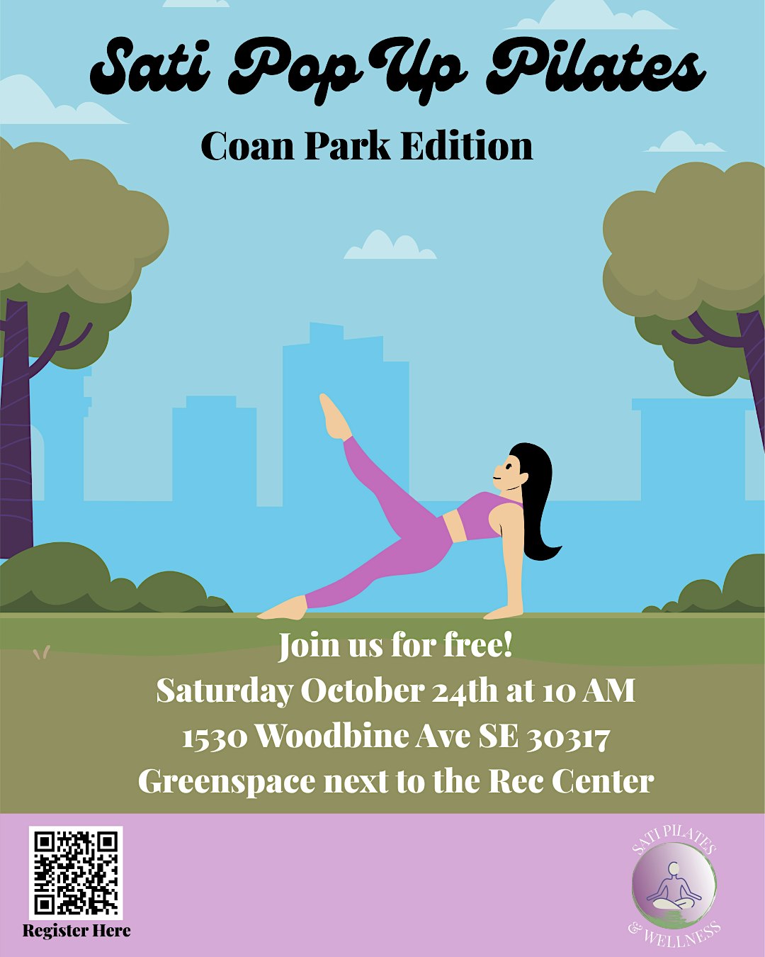 Sati Pop Up Pilates: Coan Park Edition