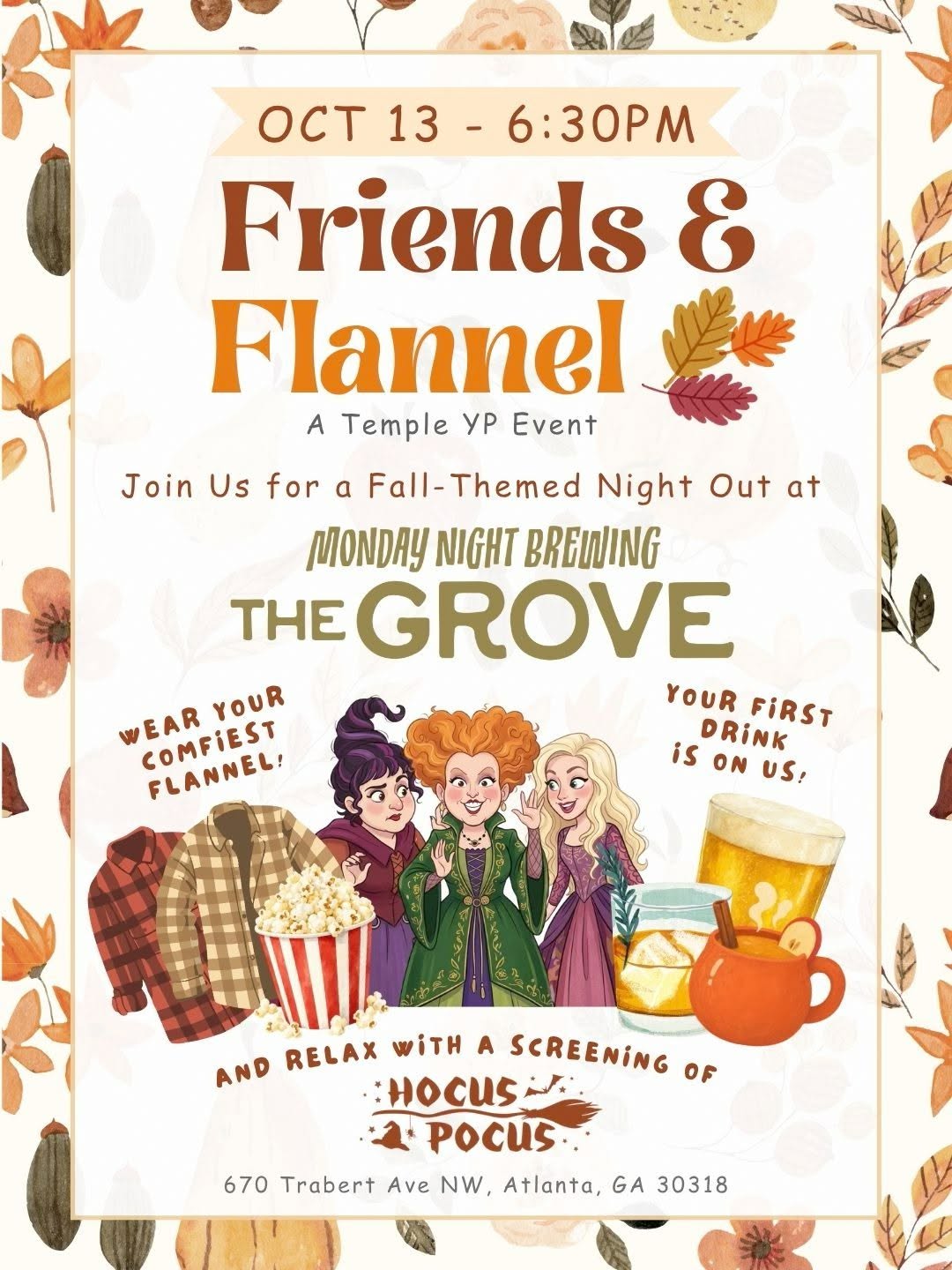 Young Professionals Fall Mixer at Monday Night Brewing The Grove