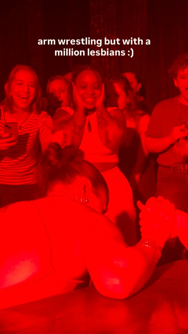 Lesbian Arm Wrestling Competition