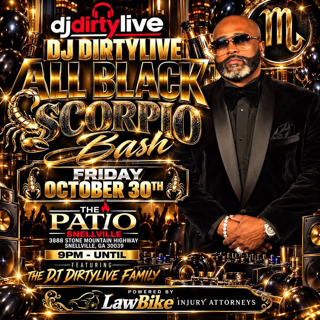 DJ DirtyLive ALL BLACK Scorpio Bash