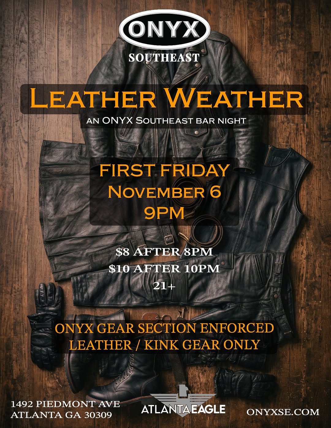 ONYX Southeast Bar Night – First Friday