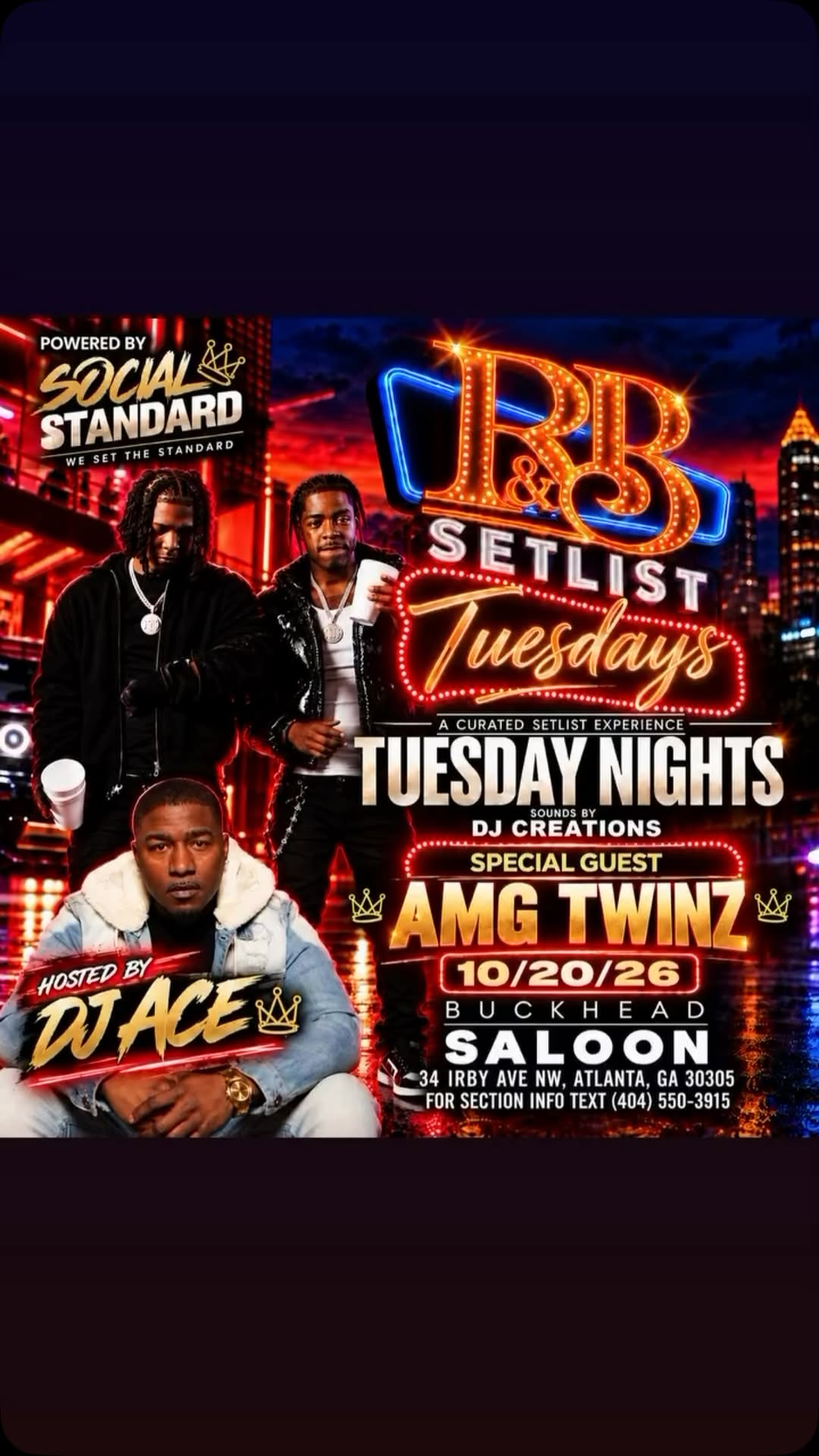Open Bar All Night at Rhythm Lounge ATL