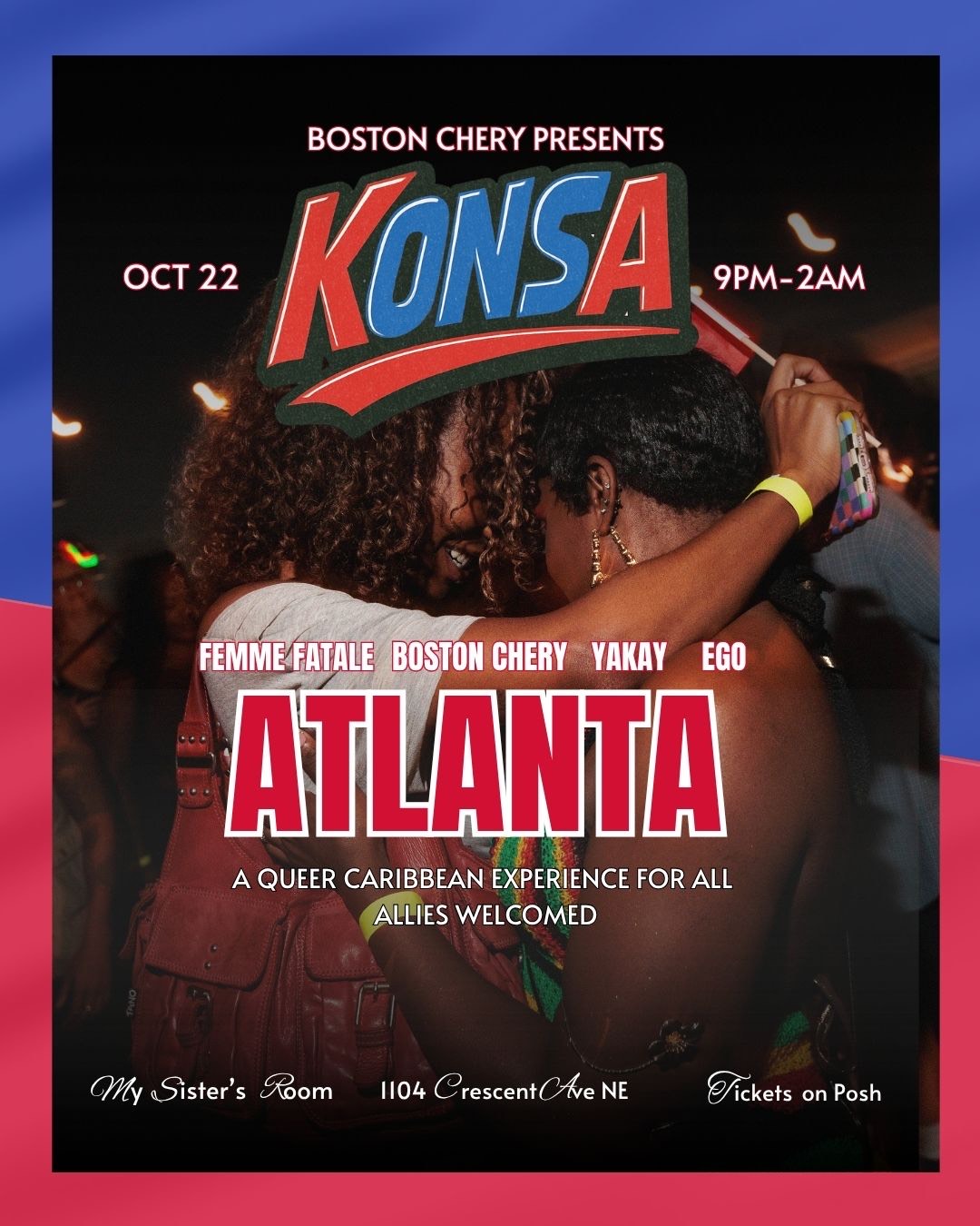 Konsa ATL - A Queer Caribbean Experience, Allies Welcomed