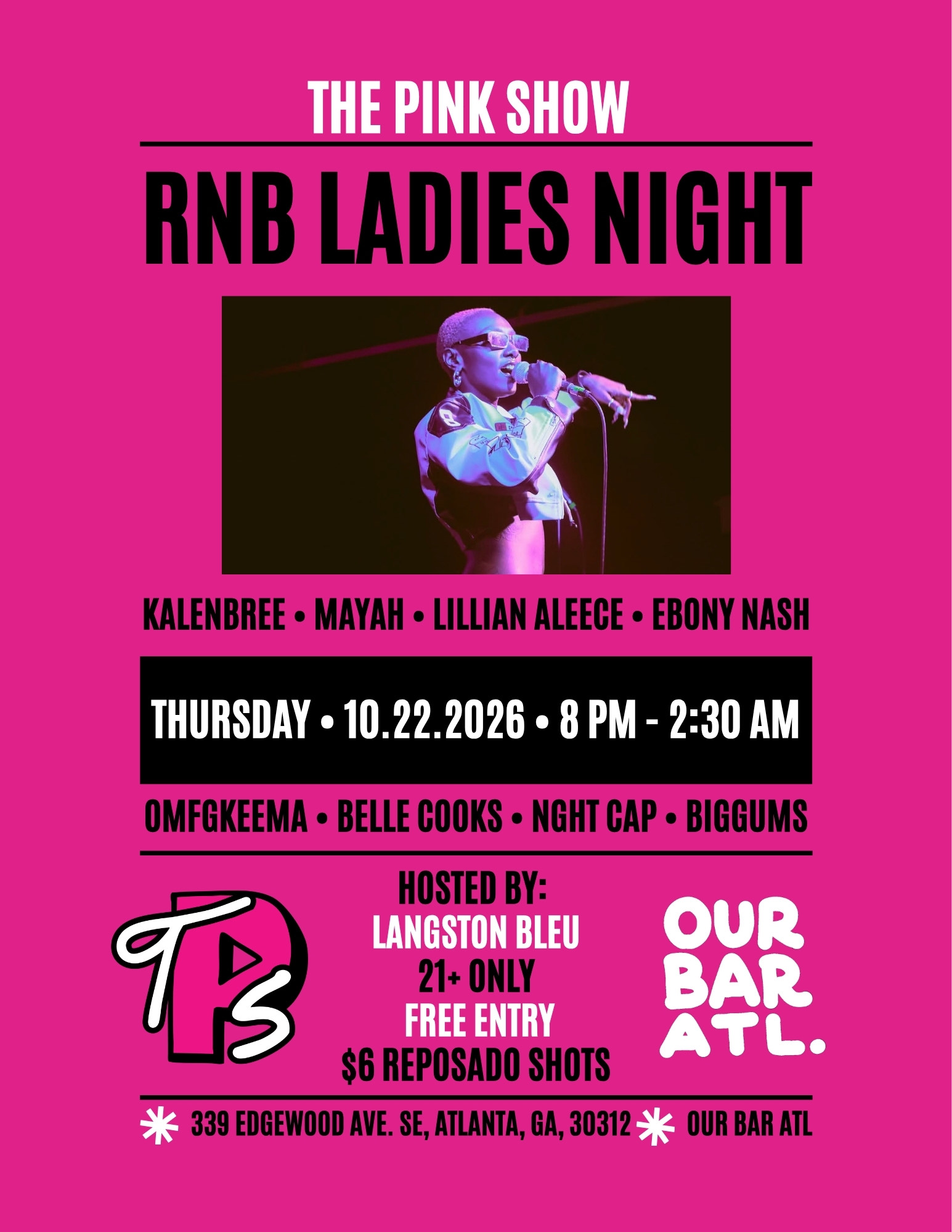 RNB Ladies Night #3 at Our Bar ATL