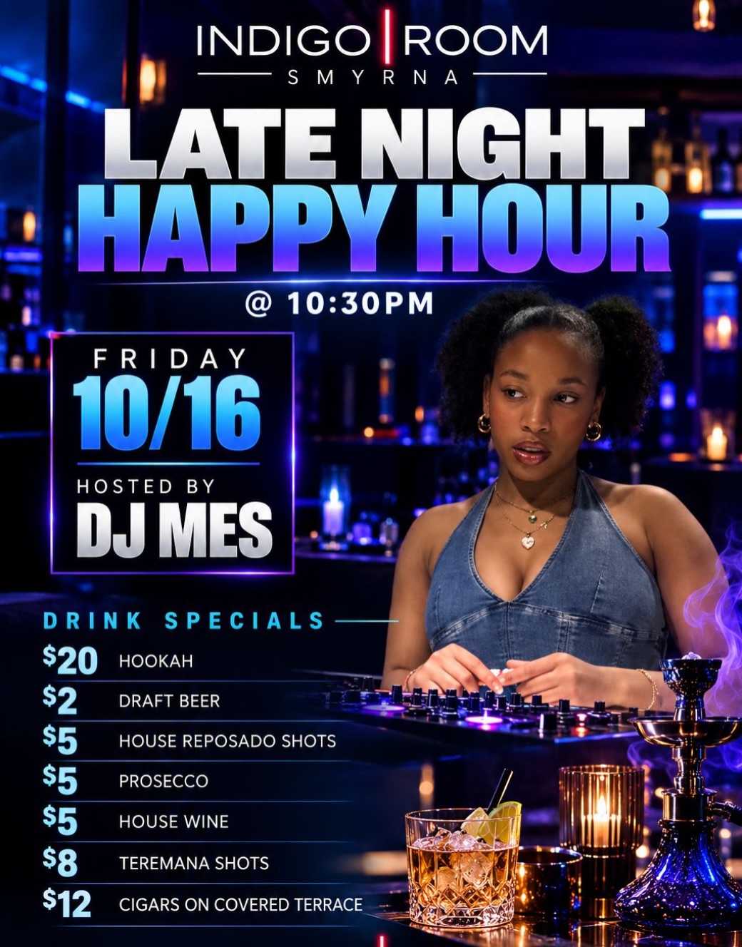 Happy Hour After Dark at Afro District ATL