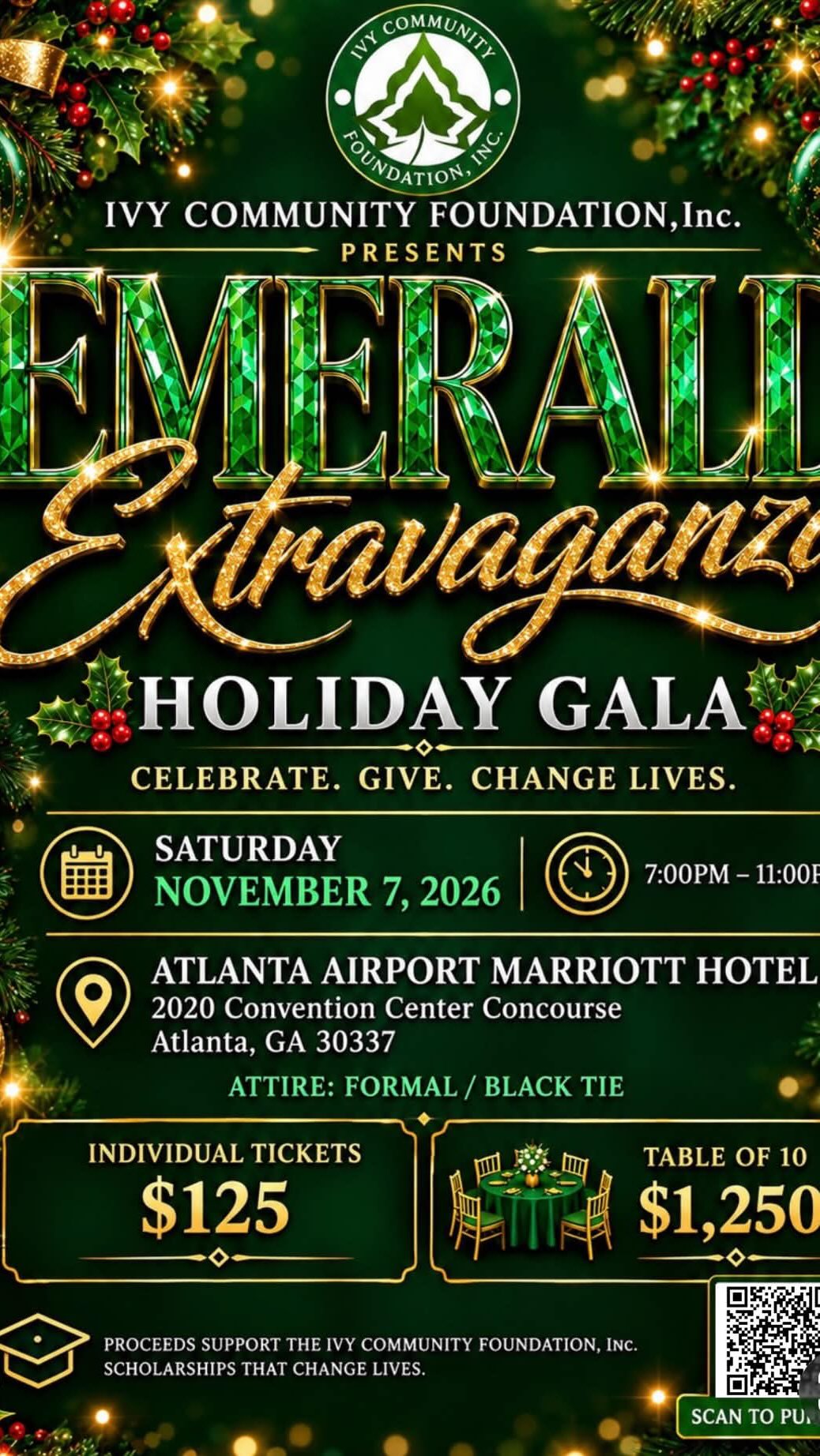 An Evening of Elegance, Excellence & Emeralds