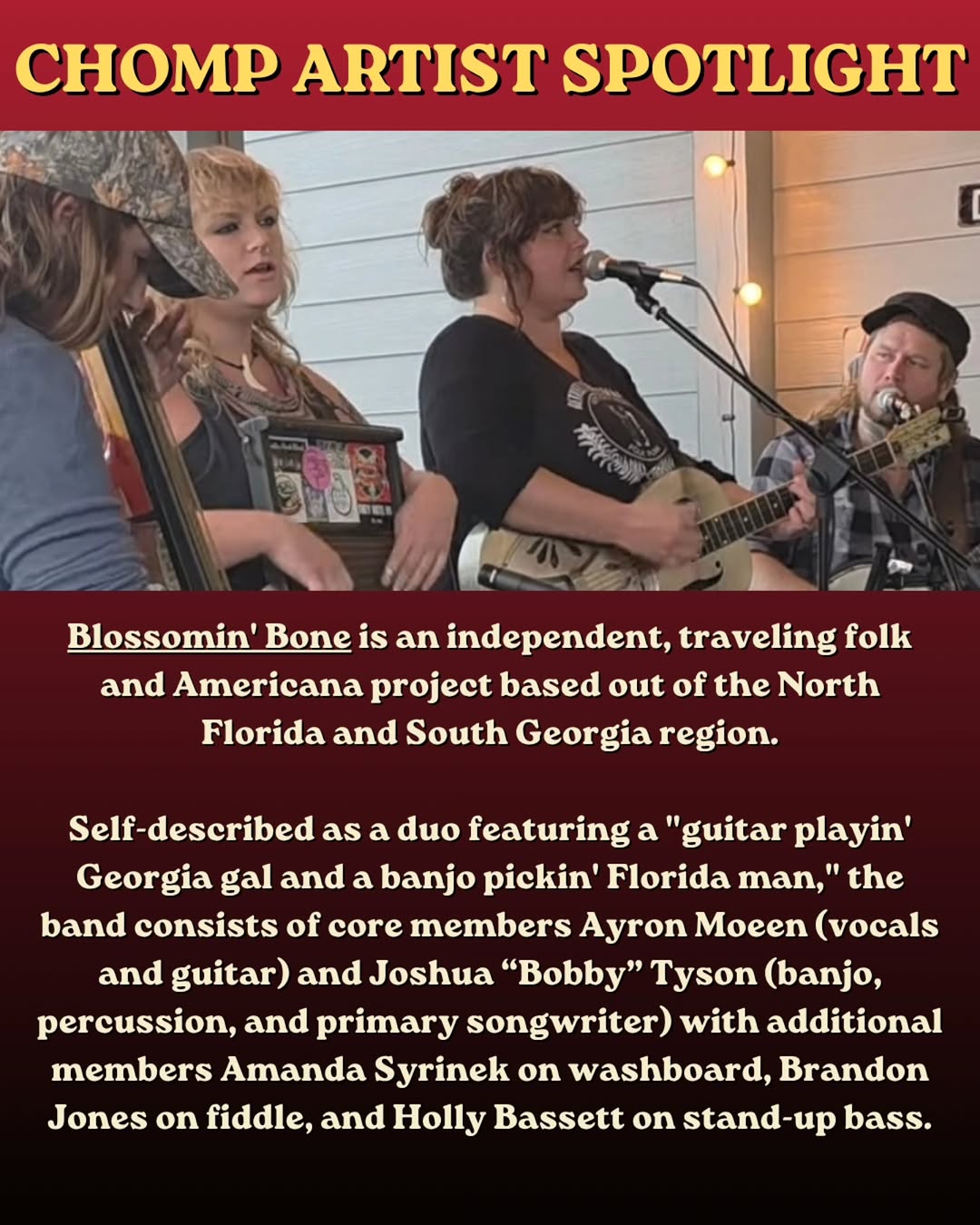 Chomp & Stomp Artist Spotlight: Blossomin' Bone